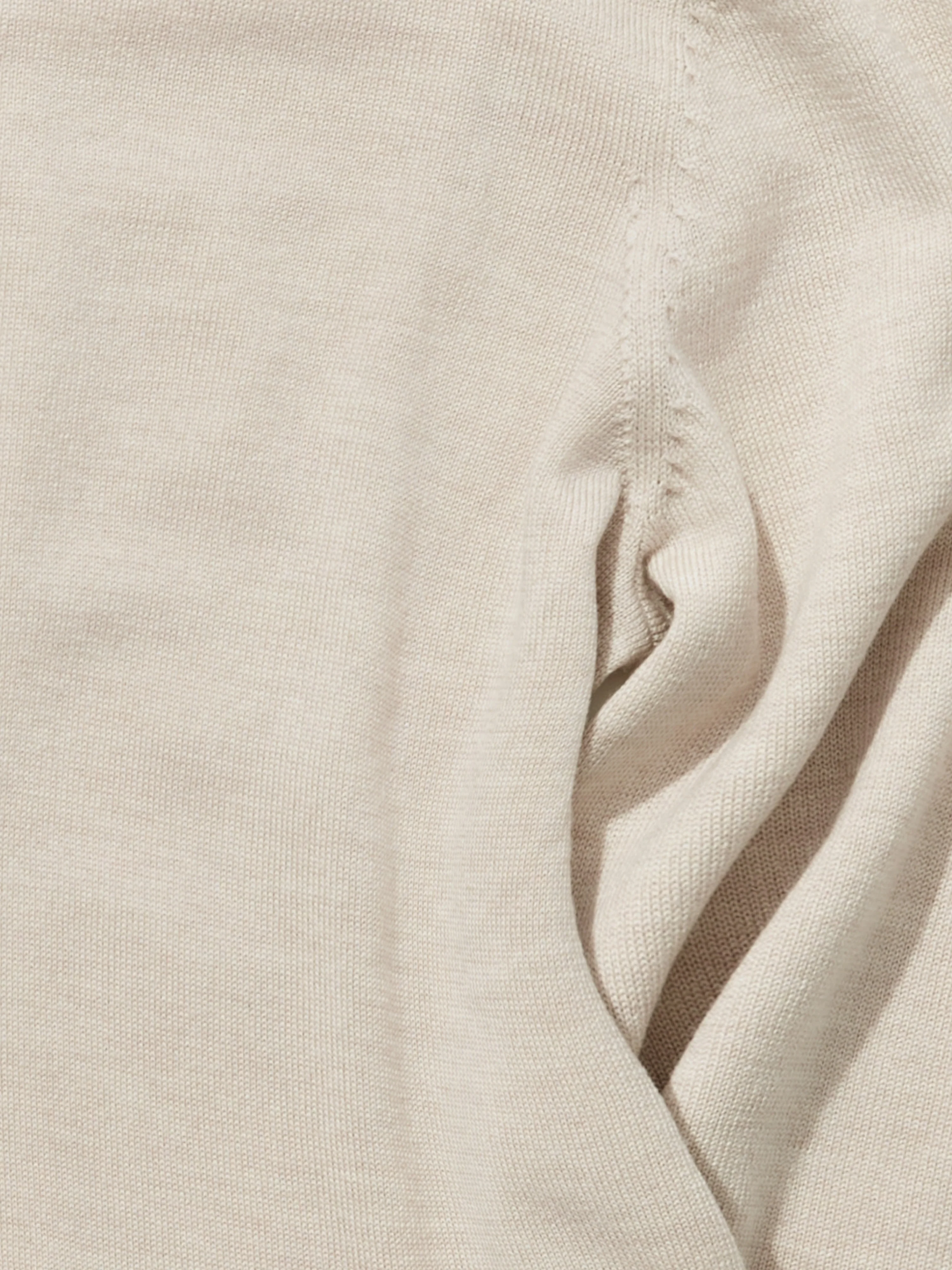 Beige Merino Wool Cardigan - Image 5