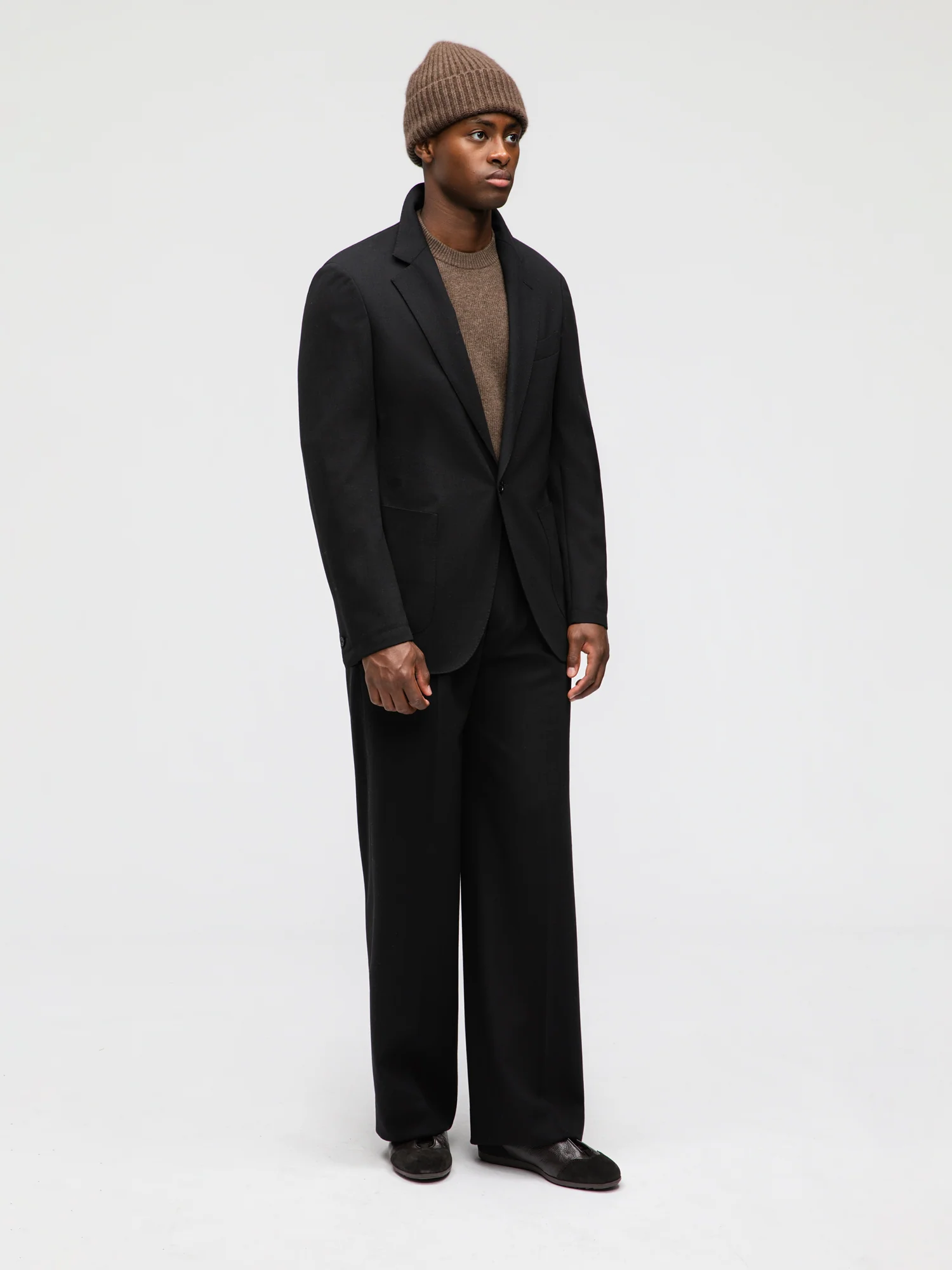 Black Heavyweight High Twist Suit - Image 3