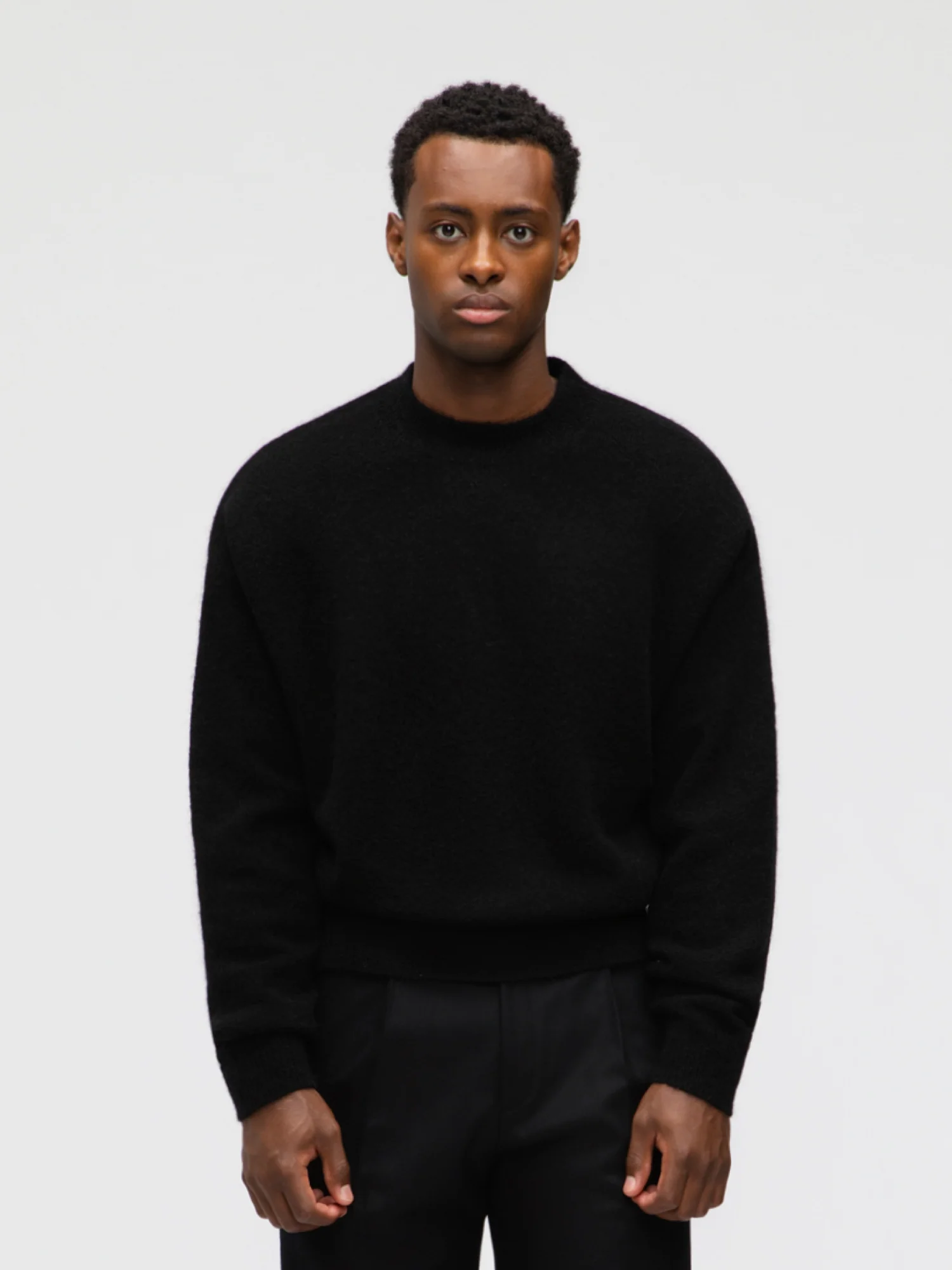 Black Mohair Crewneck - Image 4