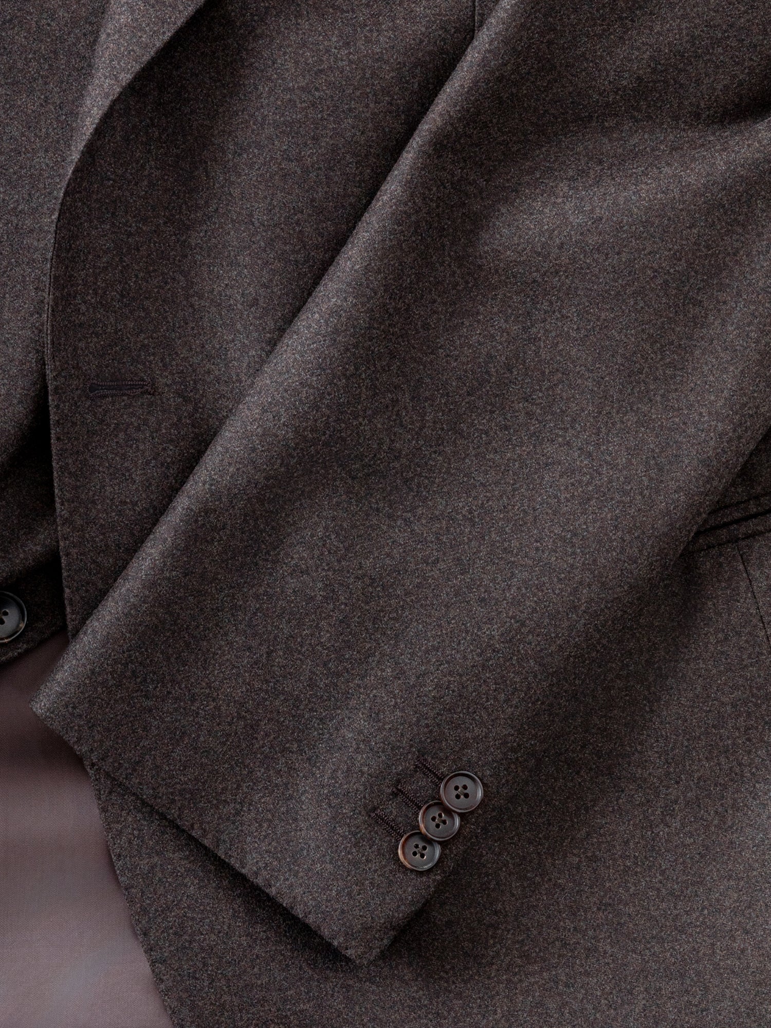 Brown Flannel Wool Jacket (DB) - Image 5