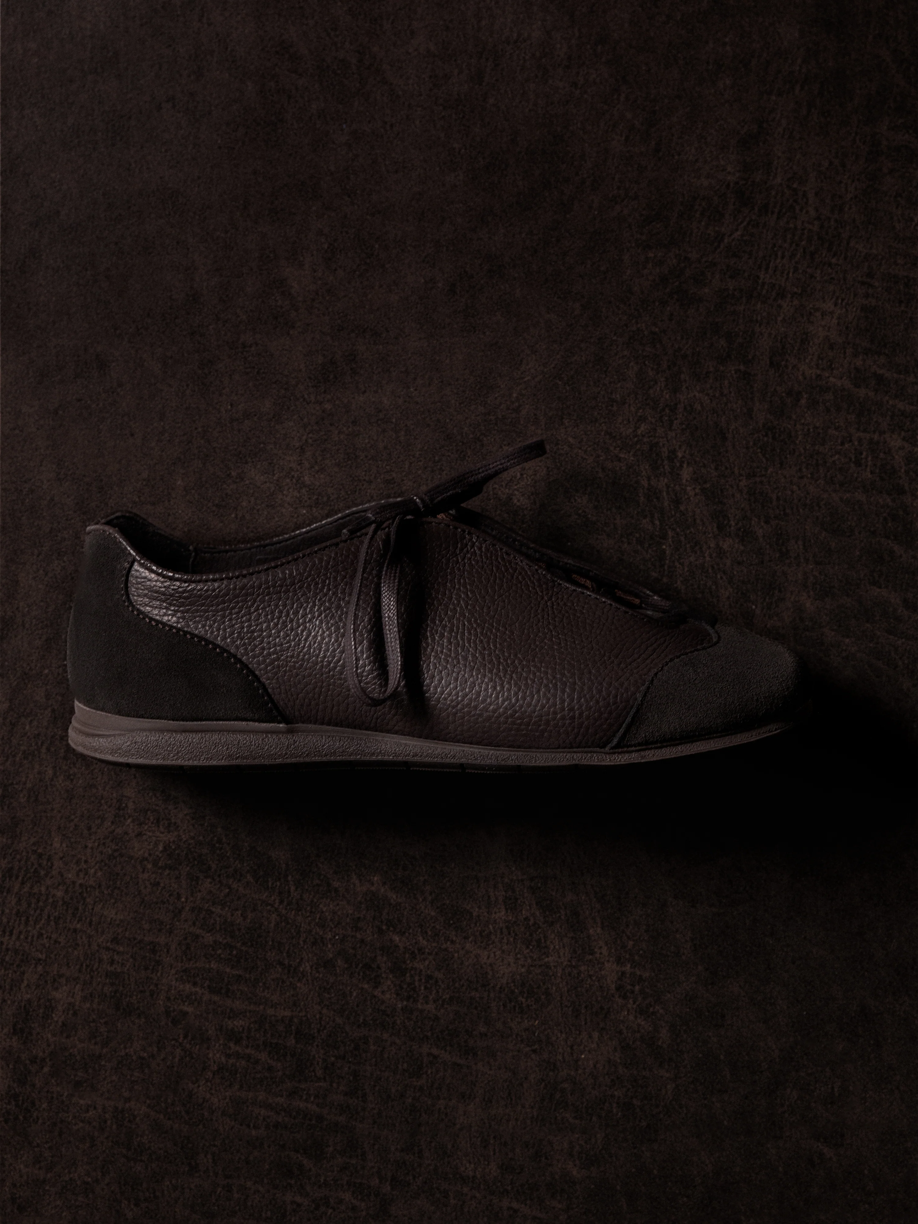 Brown Leather & Suede Trainers - Image 5
