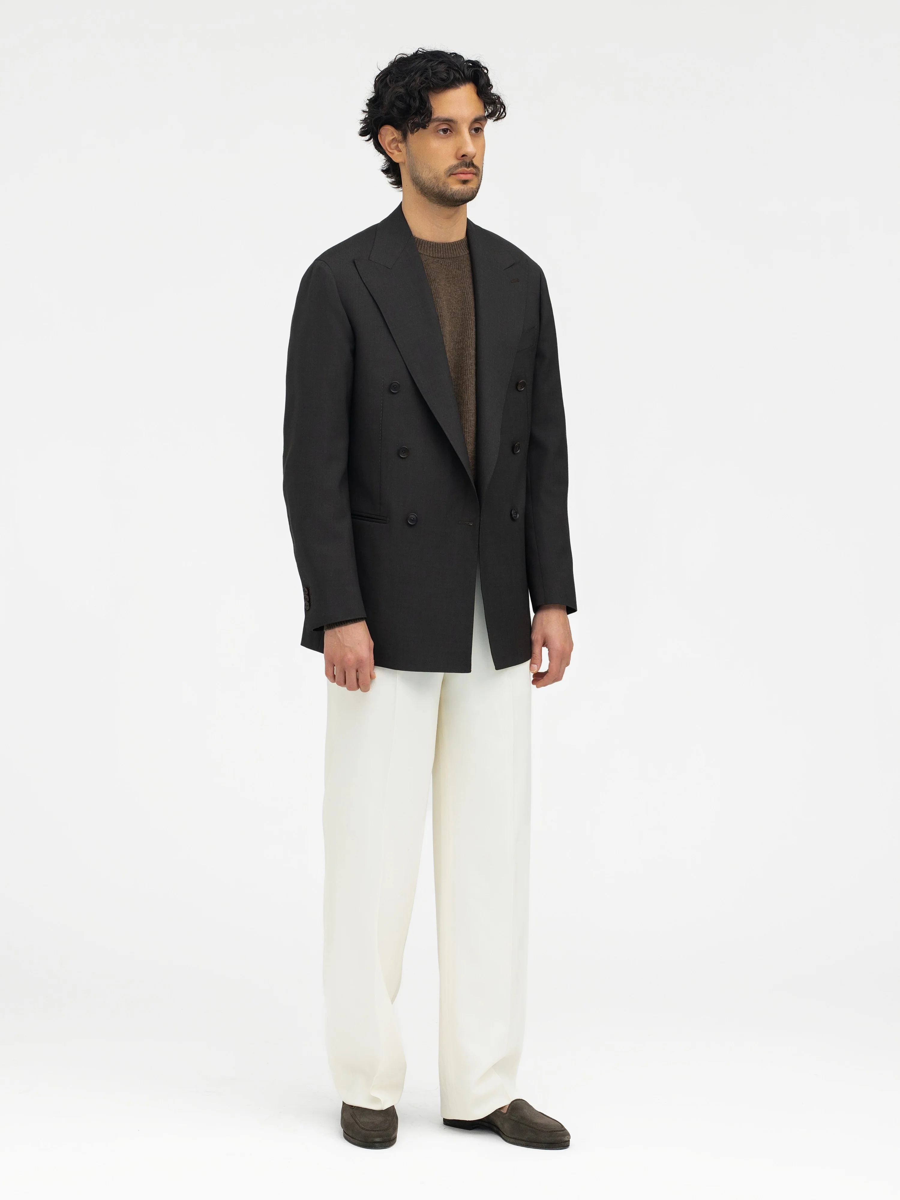 Brown Wool Jacket (DB) - Image 3