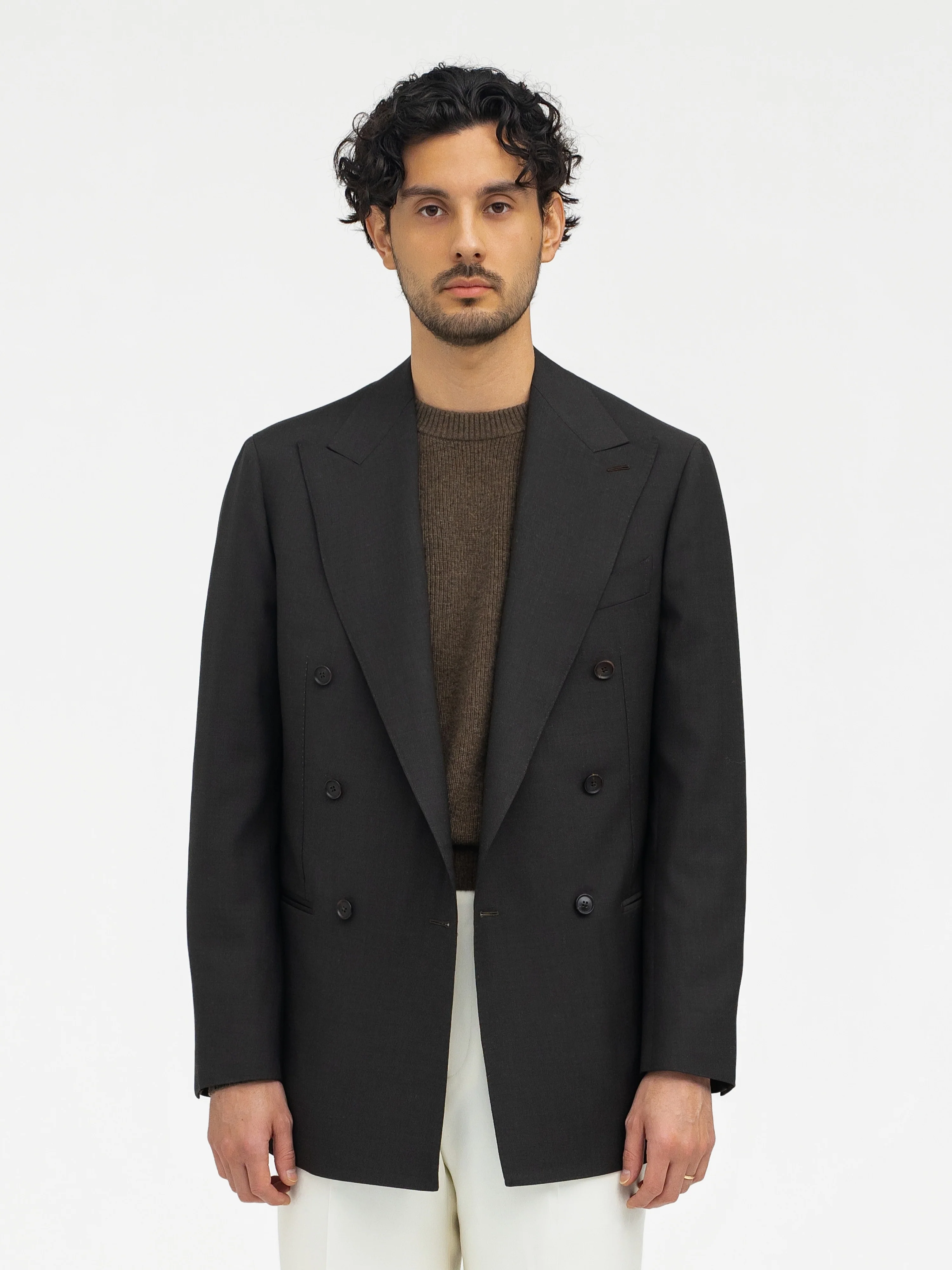 Brown Wool Jacket (DB) - Image 4