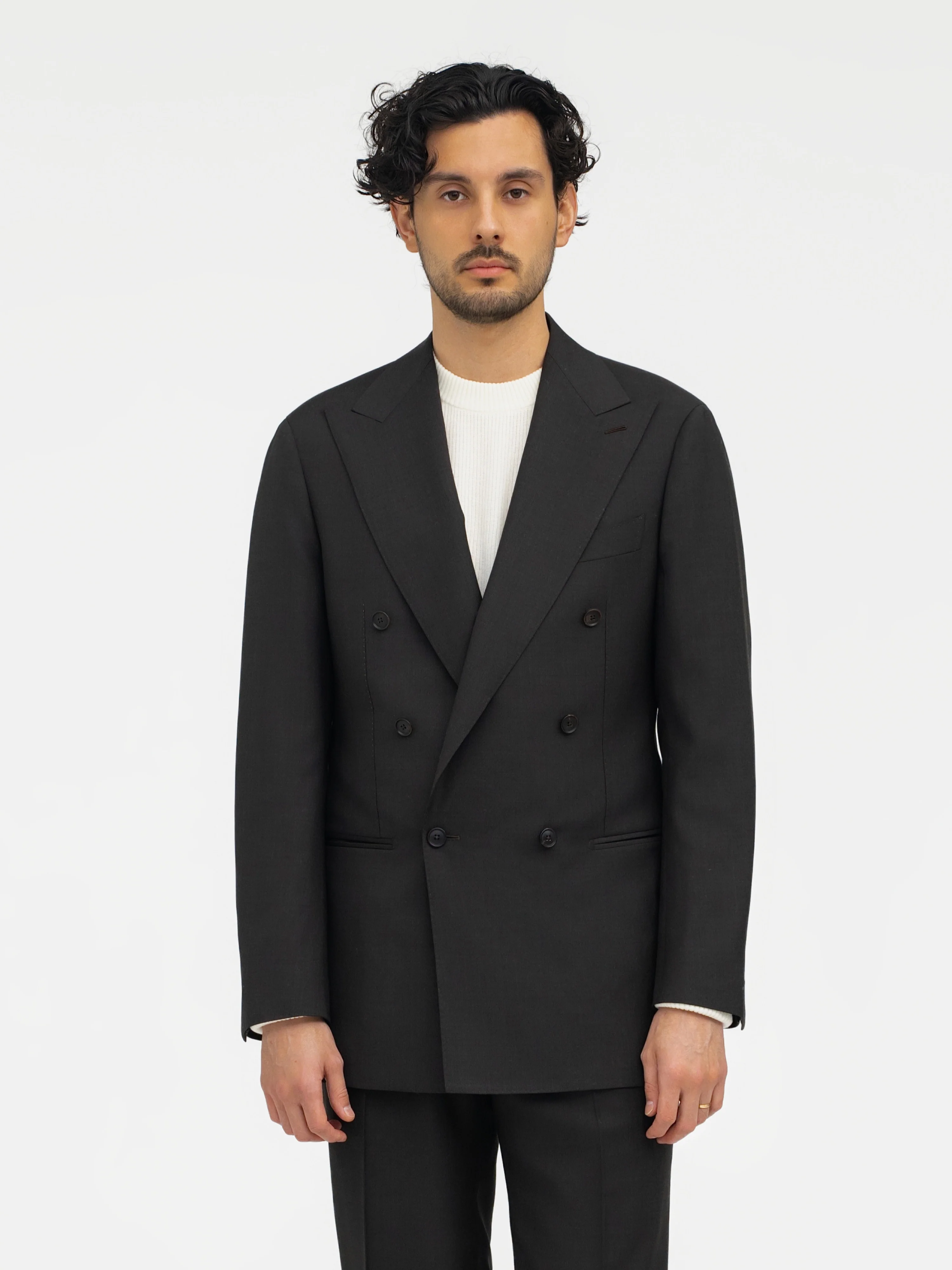 Brown Wool Suit (DB) - Image 4