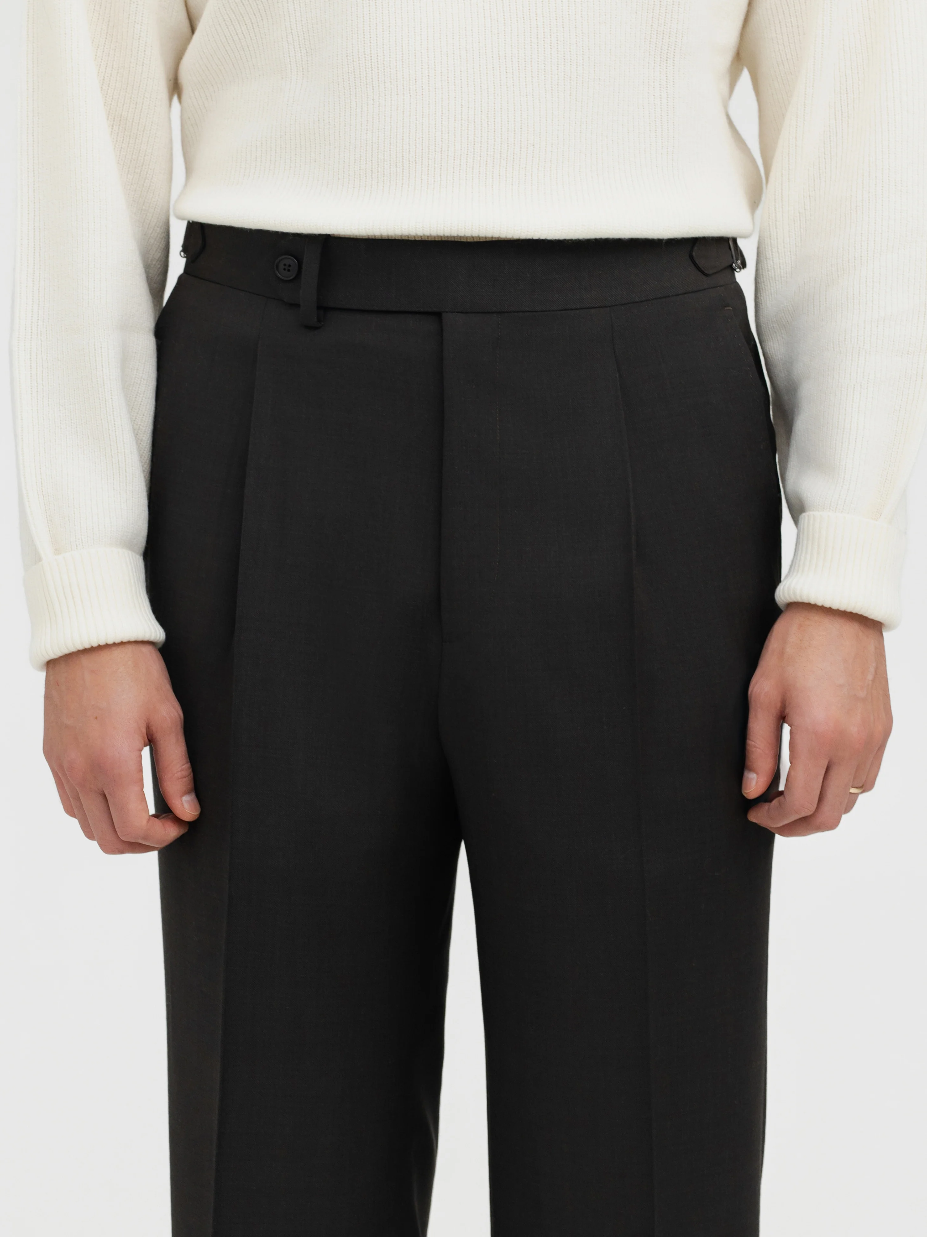 Brown Wool Suit (DB) - Image 6