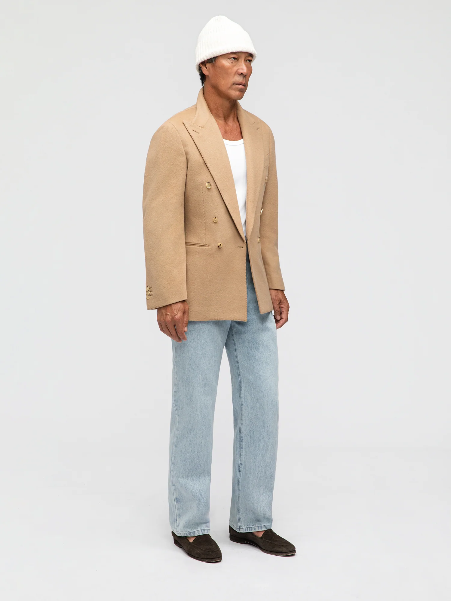 Camel Wool Cashmere Jacket - Image 3