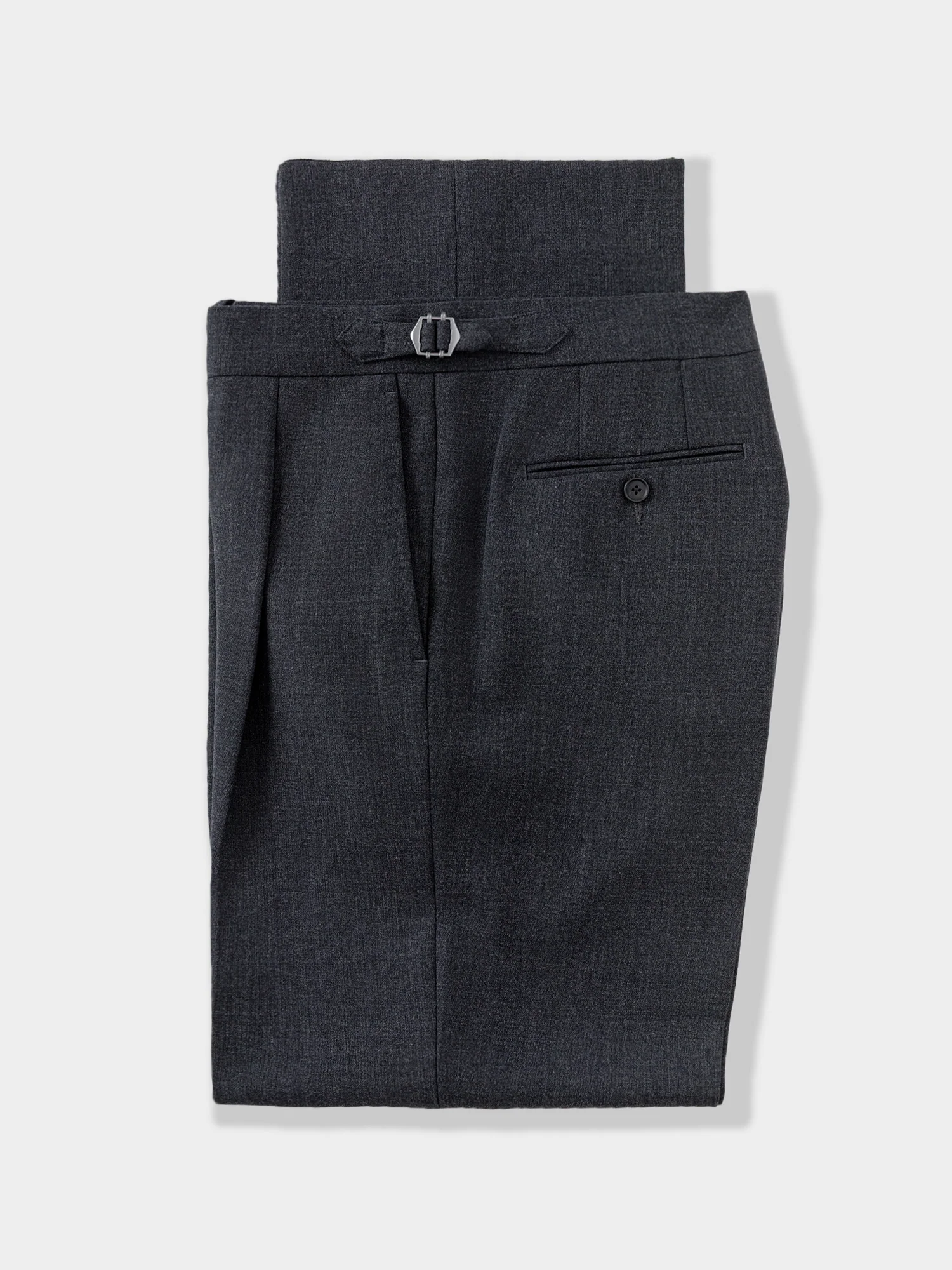 Charcoal Heavyweight High Twist Suit - Image 5