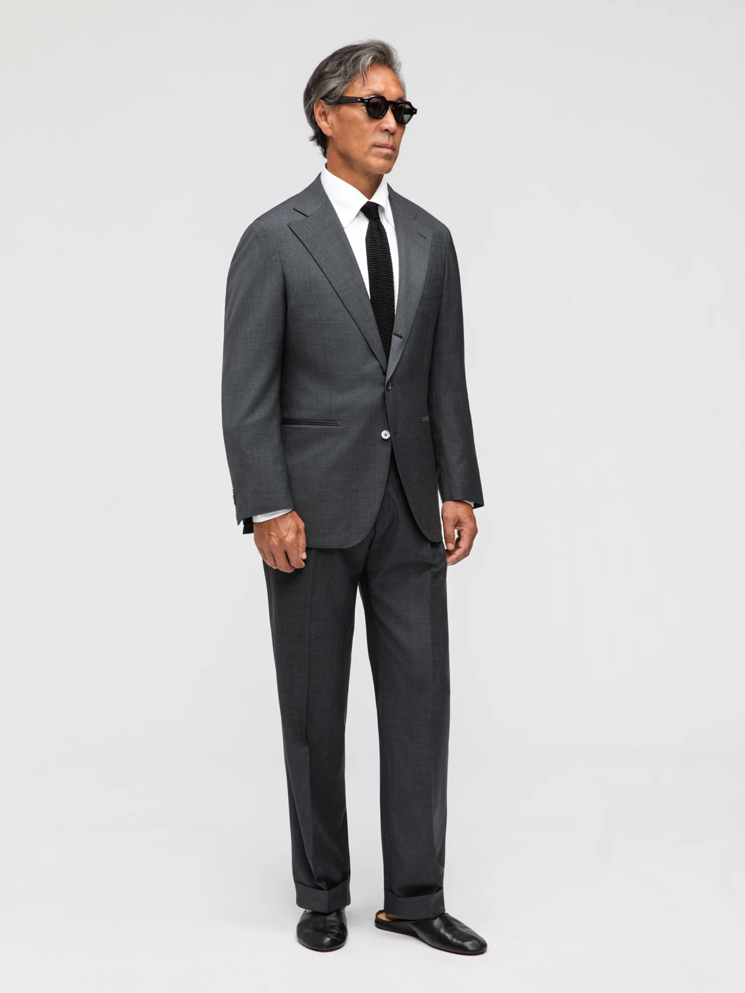 Dark Grey Wool Suit (SB) - Image 3