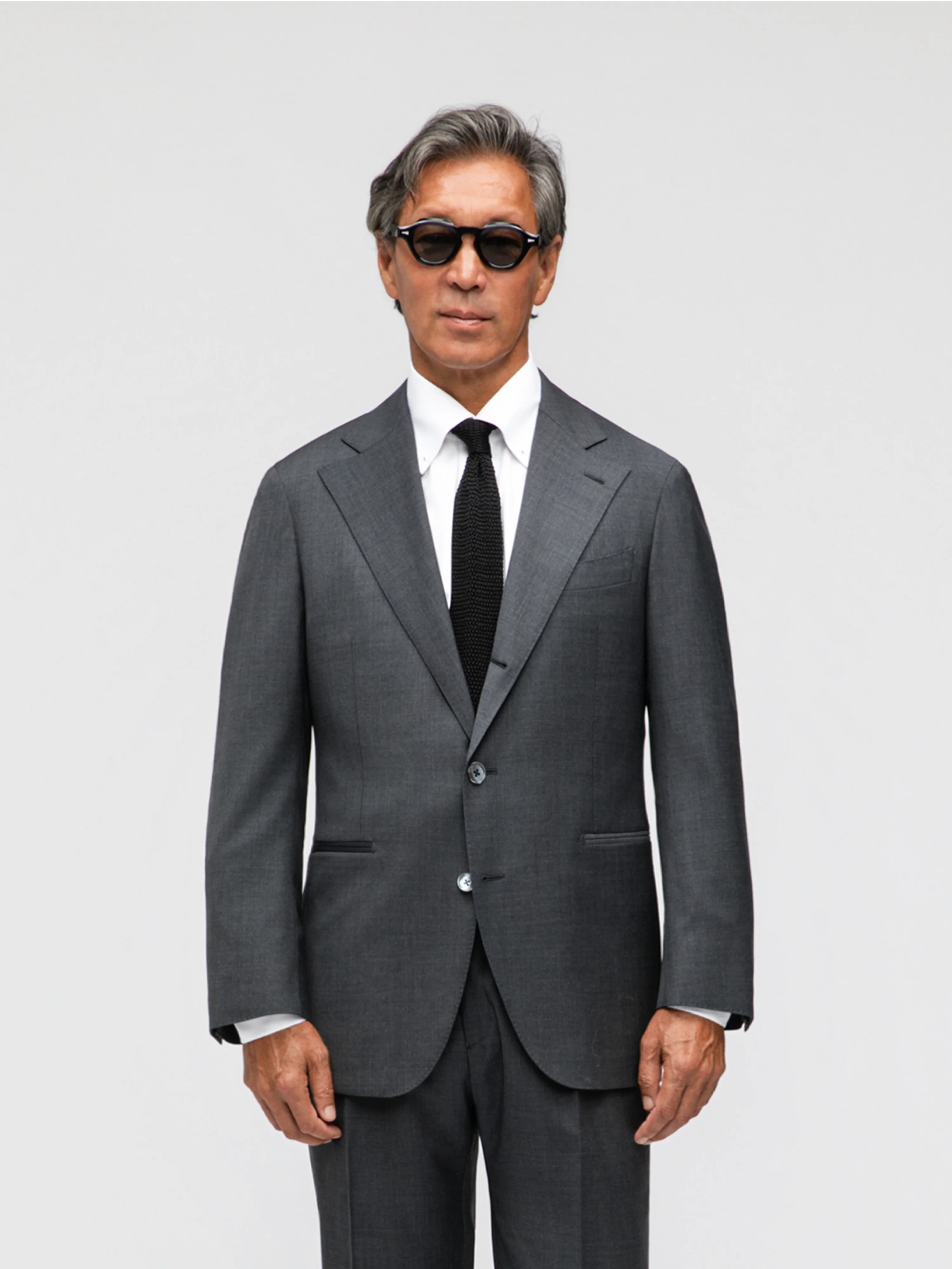 Dark Grey Wool Suit (SB) - Image 4