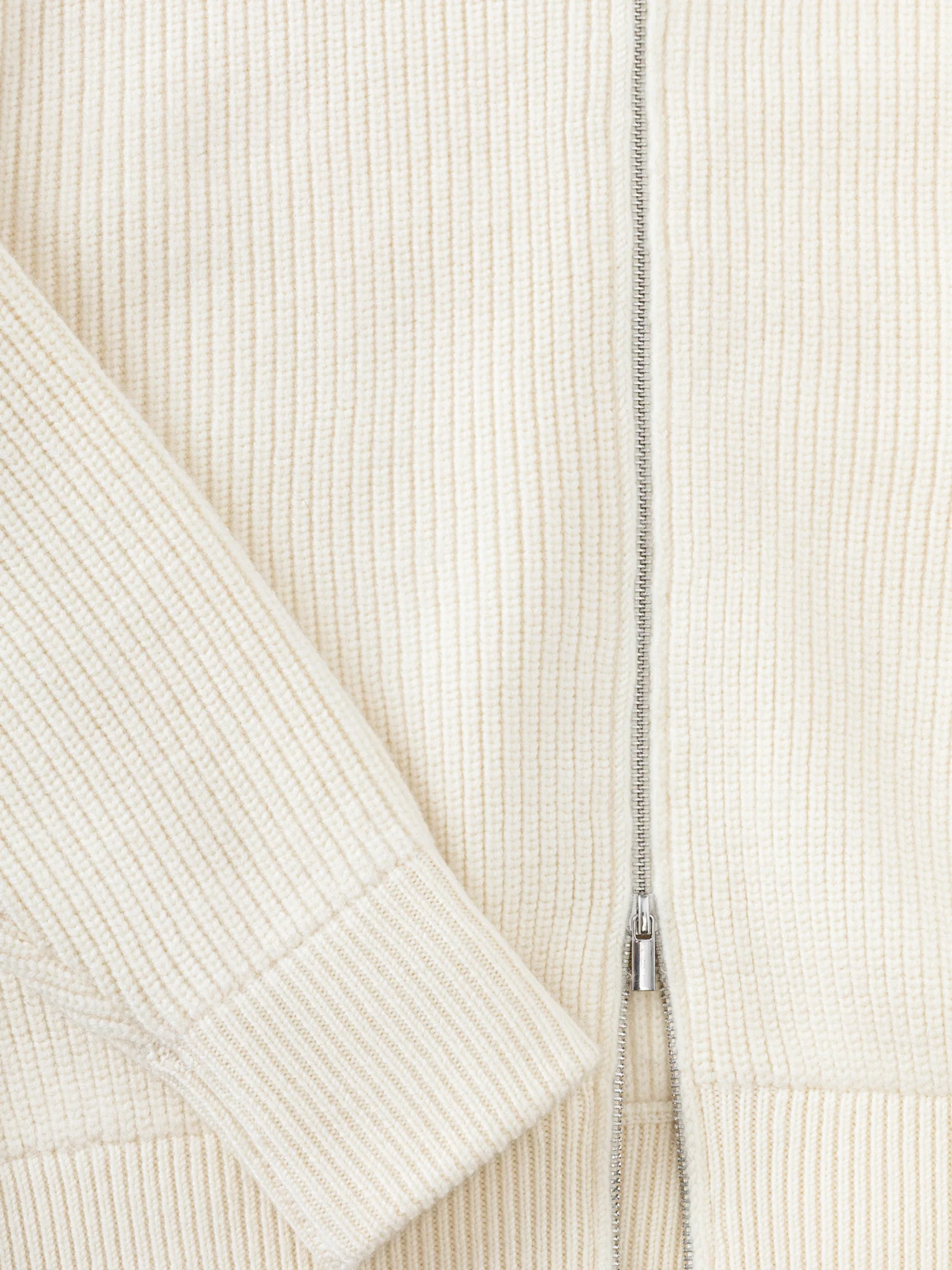 Ivory Wool Full Zip - Image 5