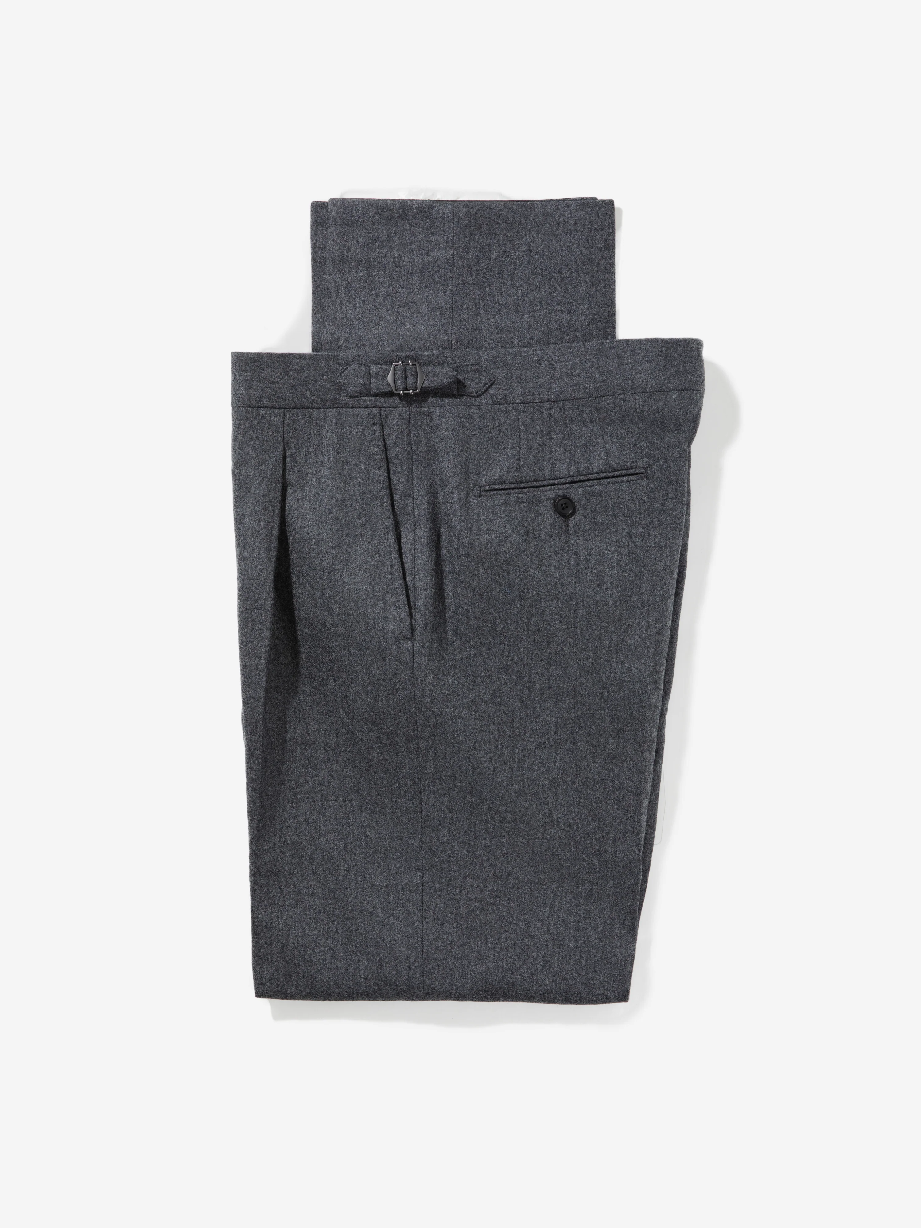 Mid Grey Flannel Wool Suit (SB) - Image 5