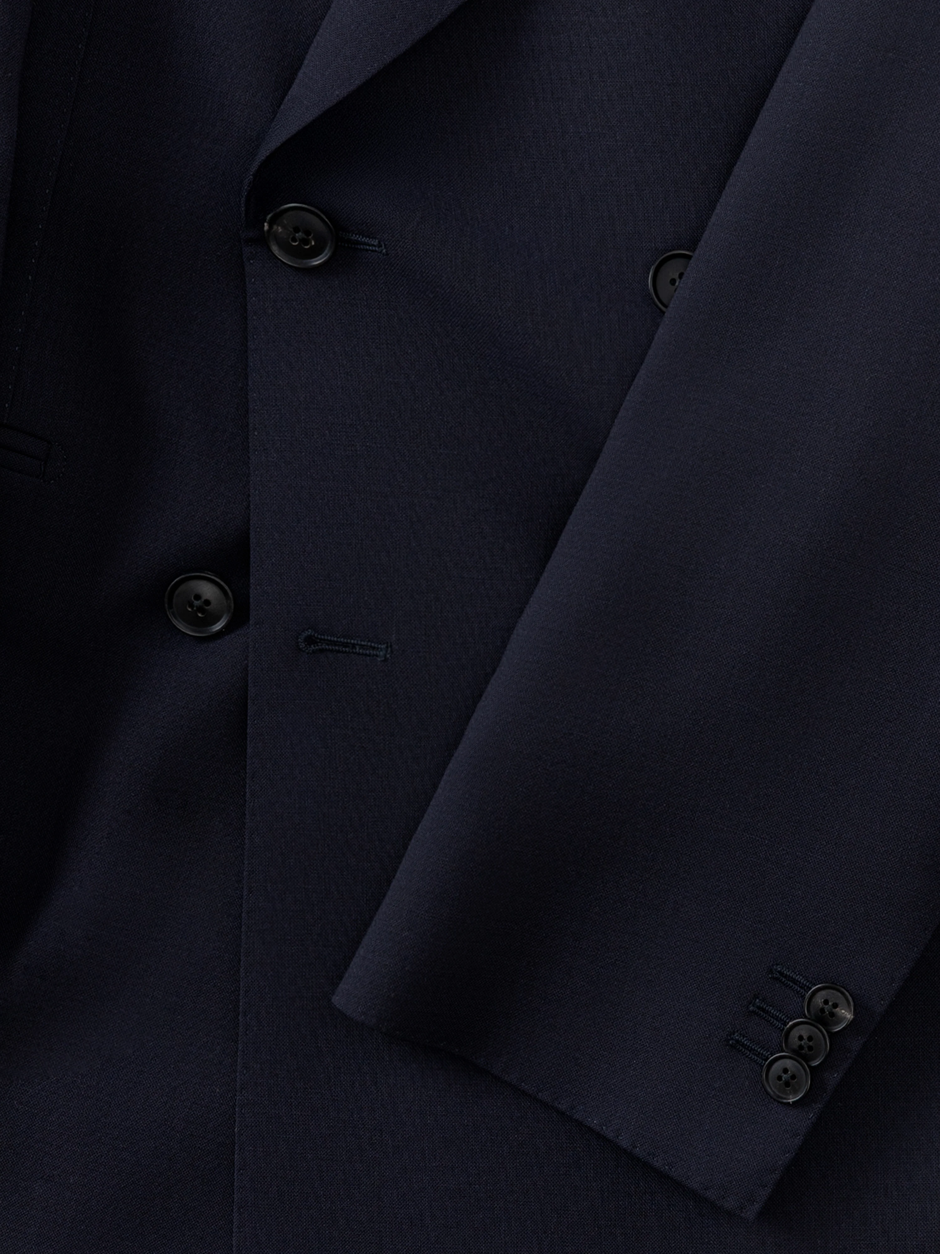 Navy High Twist Wool Suit (DB) - Image 8