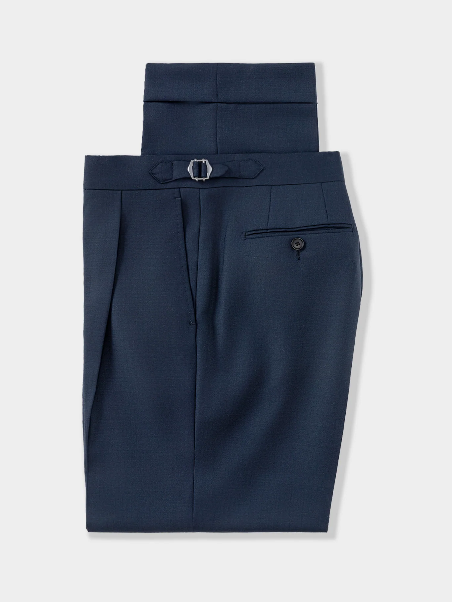 Navy Wool Suit (DB) - Image 5