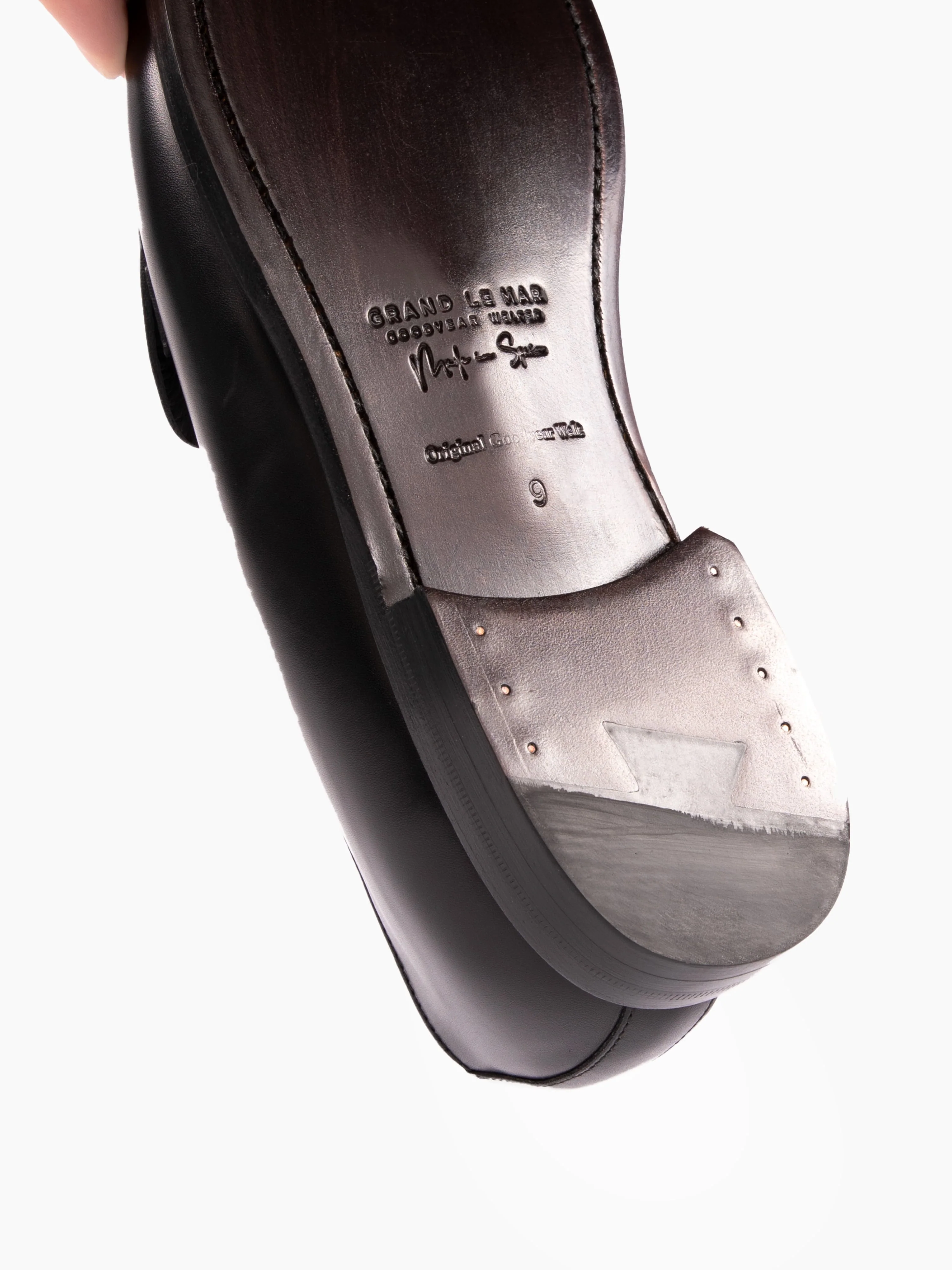 Penny Loafers Black Suede - Image 3
