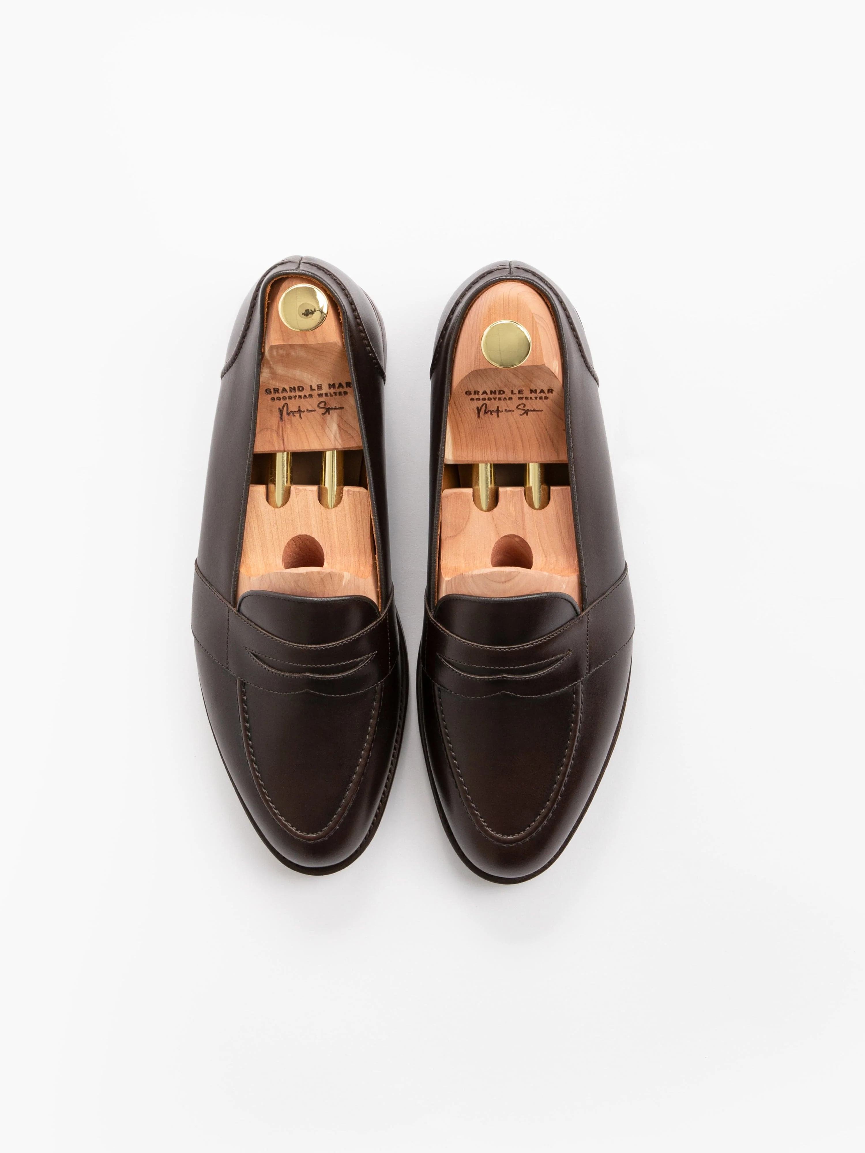 Penny Loafers Dark Brown Calf - Image 5