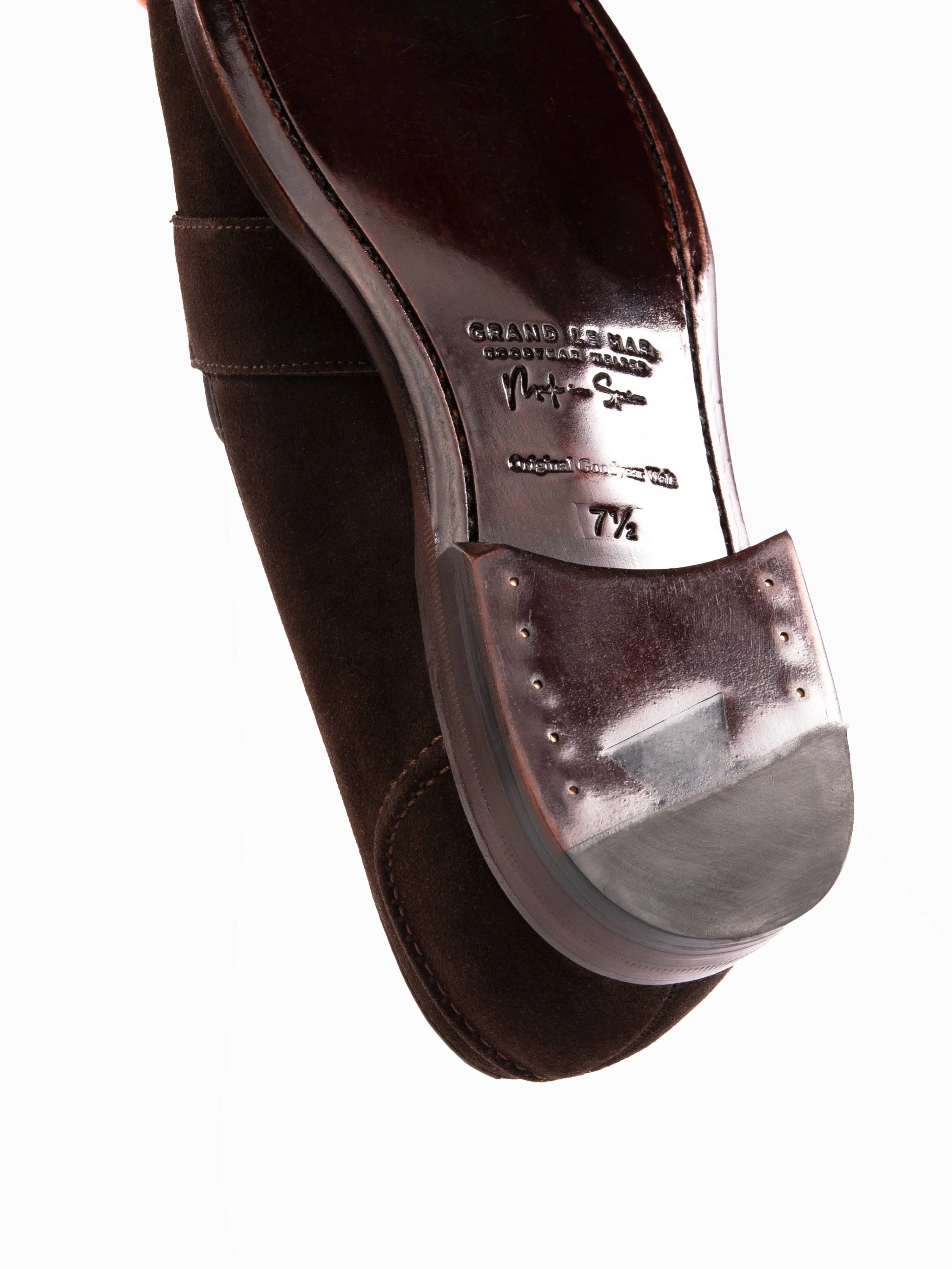 Penny Loafers Dark Brown Suede - Image 3