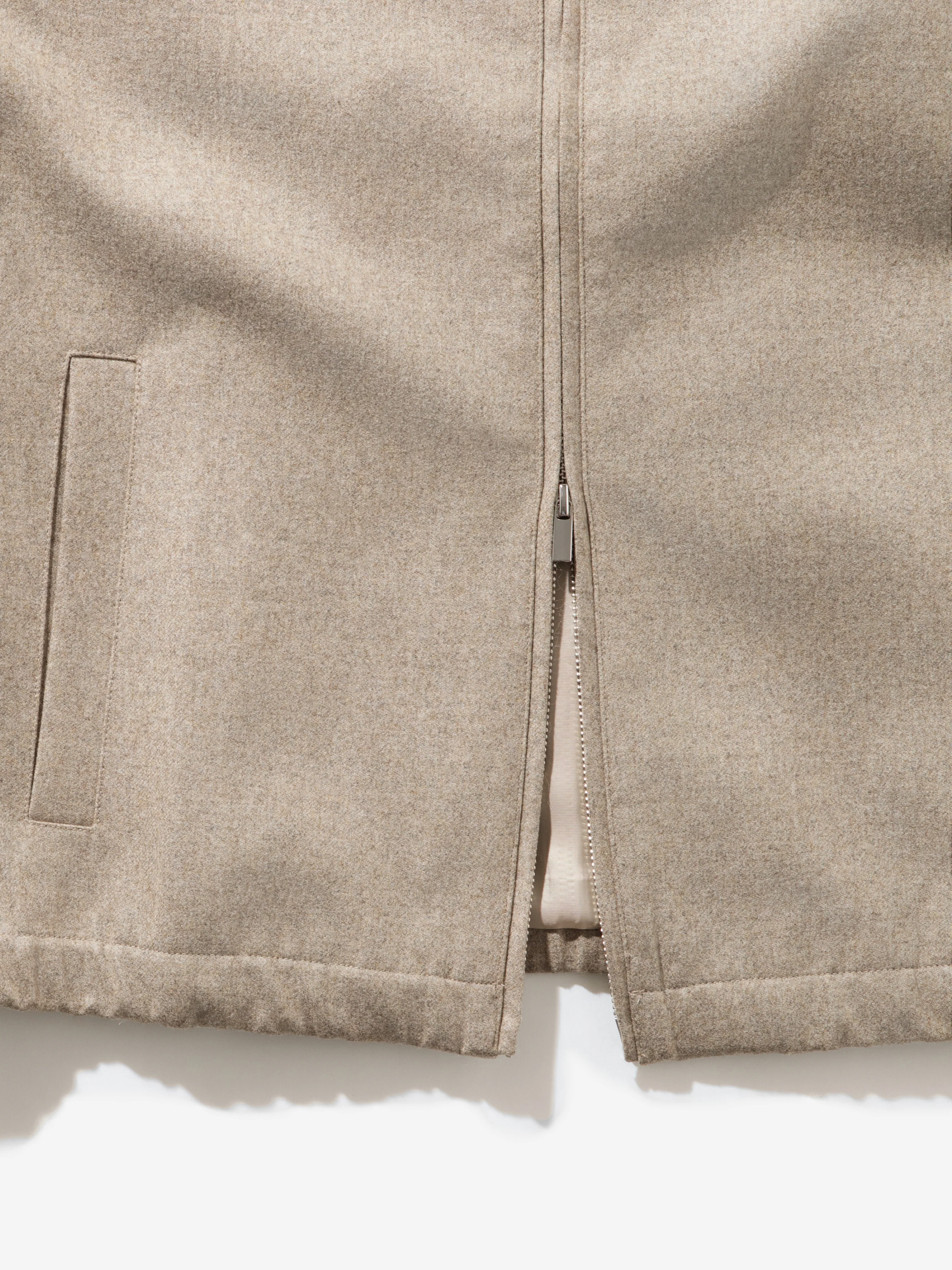 Taupe Flannel Vest - Image 5