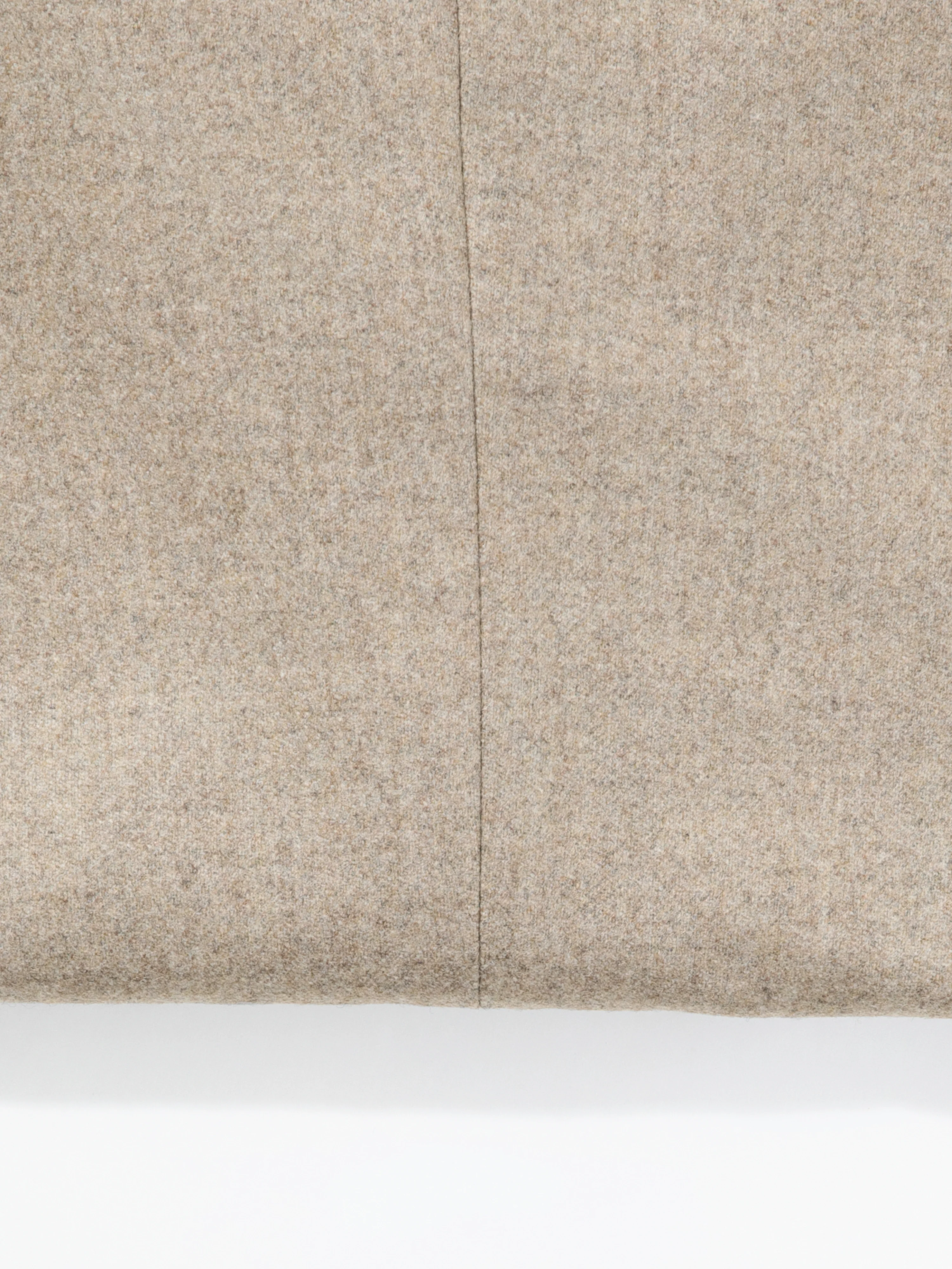 Taupe Flannel Wool Trousers (Wide Fit) - Image 5