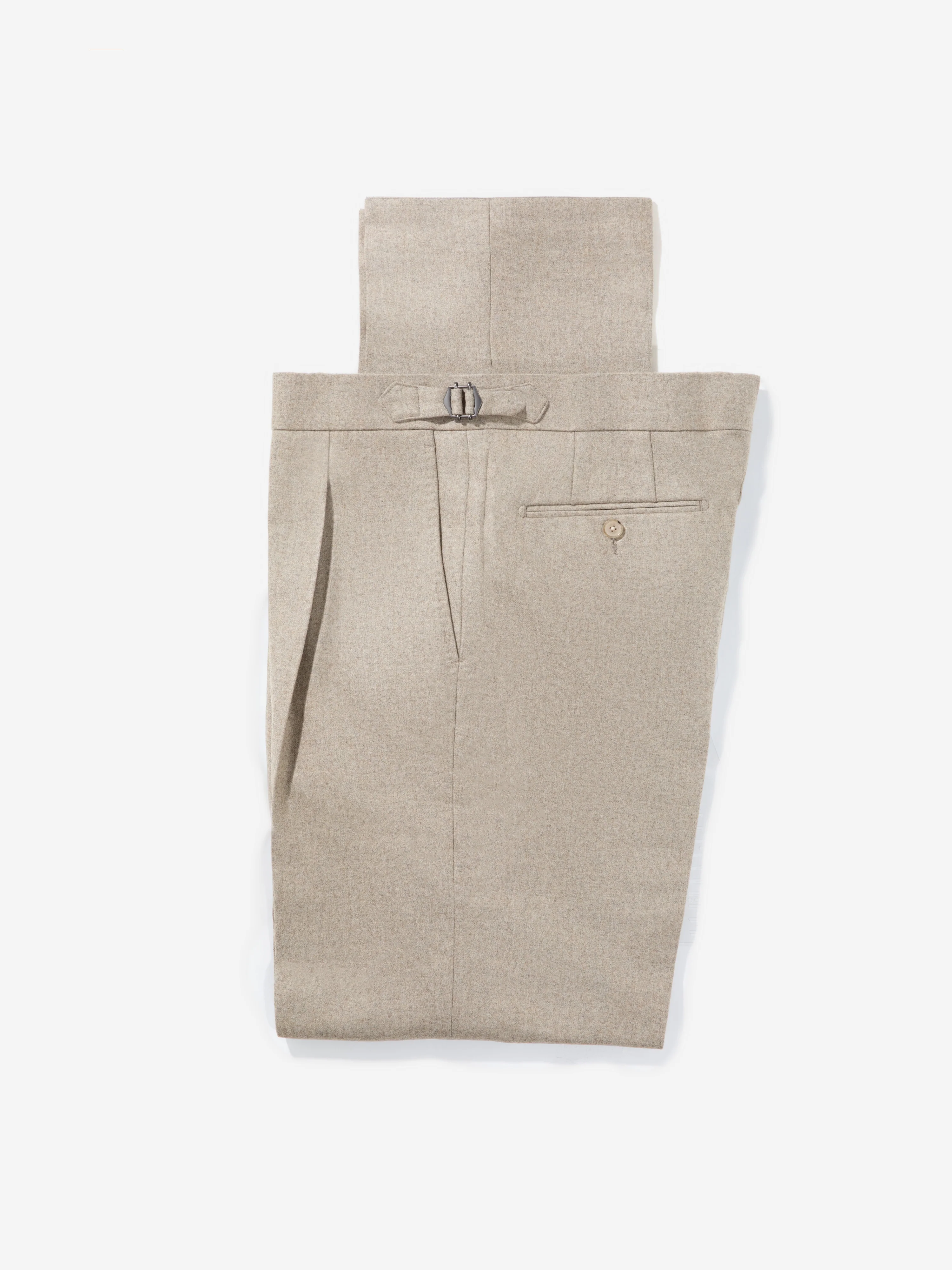 Taupe Flannel Wool Suit - Image 5