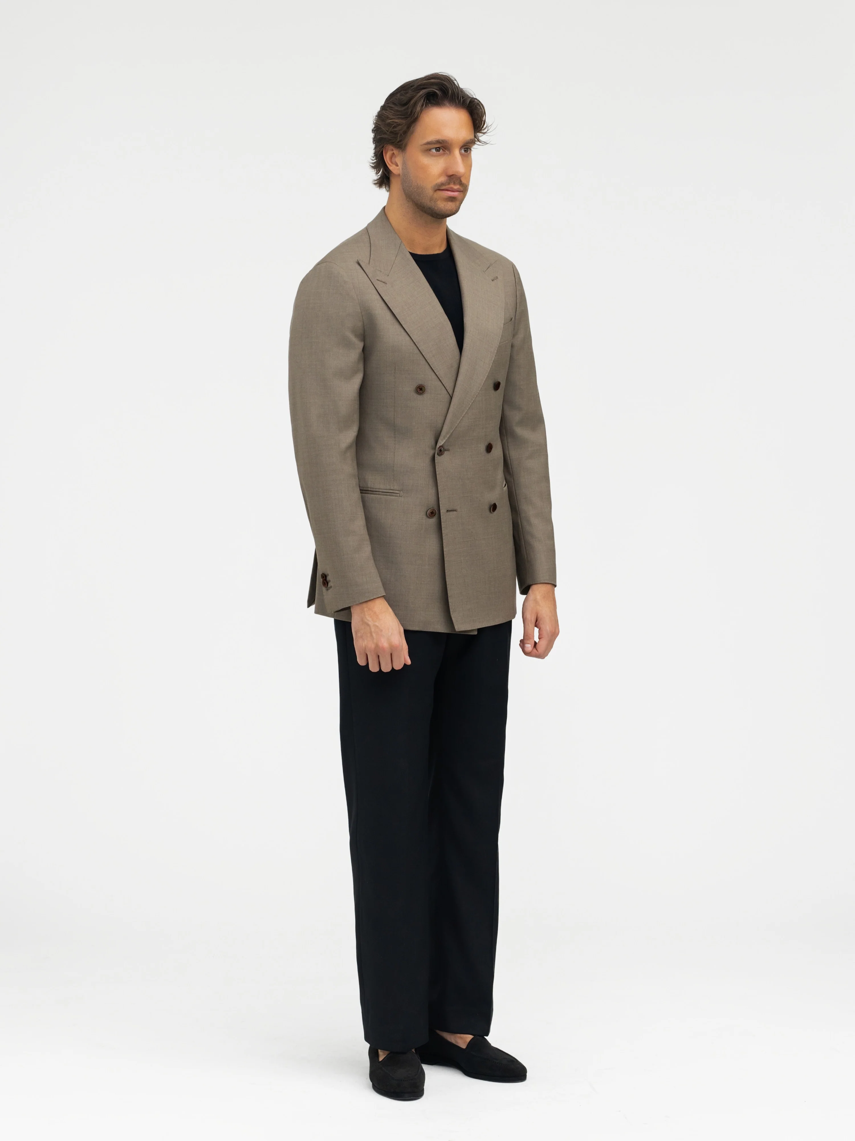 Taupe Wool Jacket - Image 4