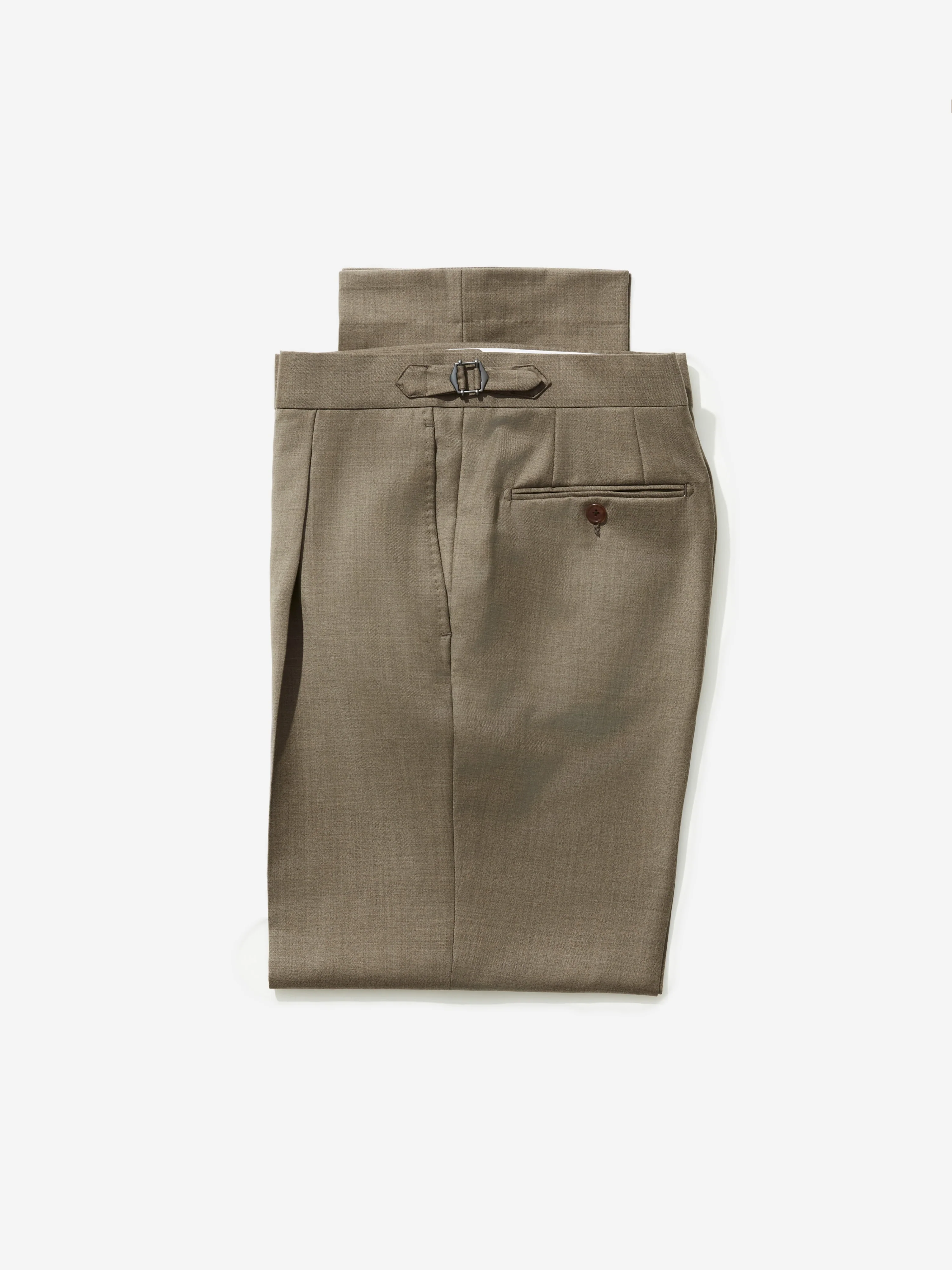Taupe Wool Suit - Image 5